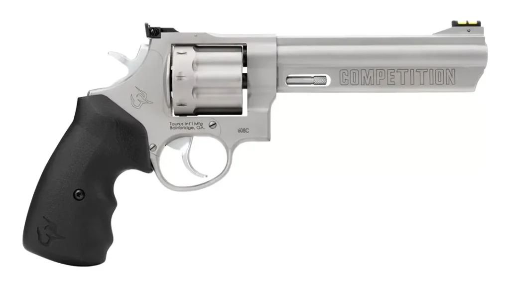 Match-ready 608 Competition revolver. 