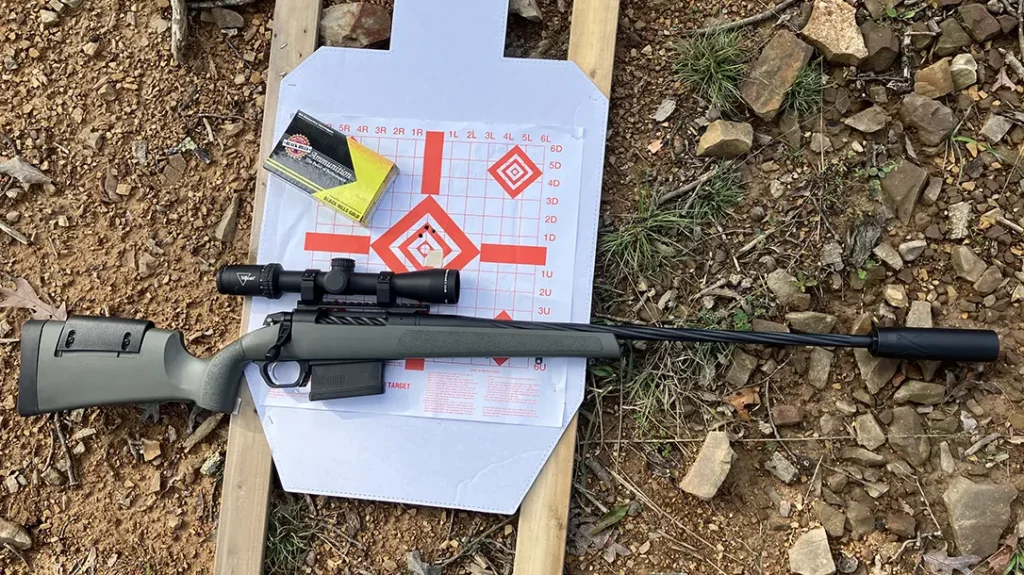 Accuracy results with the Range XP bolt-action rifle. 