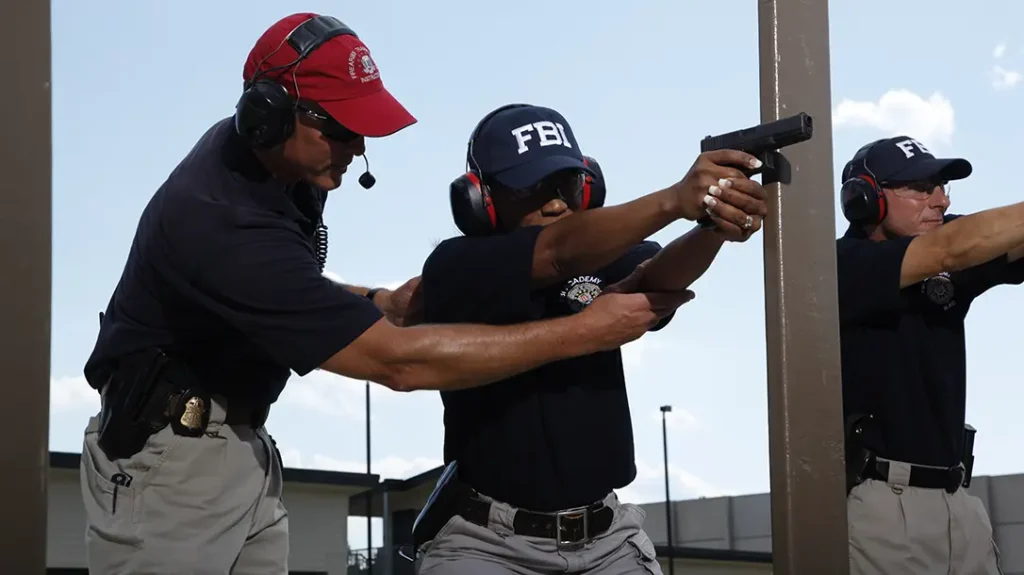 The FBI did testing and determined 9mm performed best.