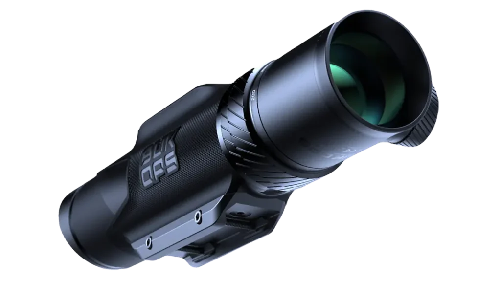 The X-Factor rangefinding crossbow scope. 