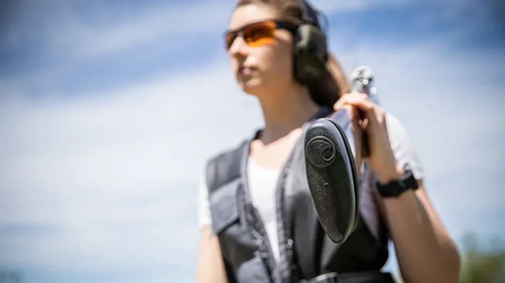 FalconStrike Hydraulic Recoil Pad improves accuracy.