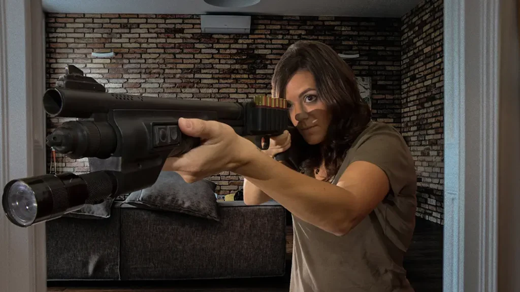 Racking your shotgun means your gun wasn't loaded.