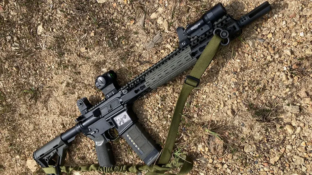 The author's DIY 13.7-inch AR-15 Carbine Build.