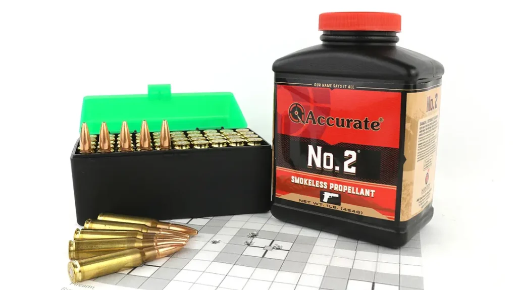 Accurate No. 2 and Sierra GameKing bullets.