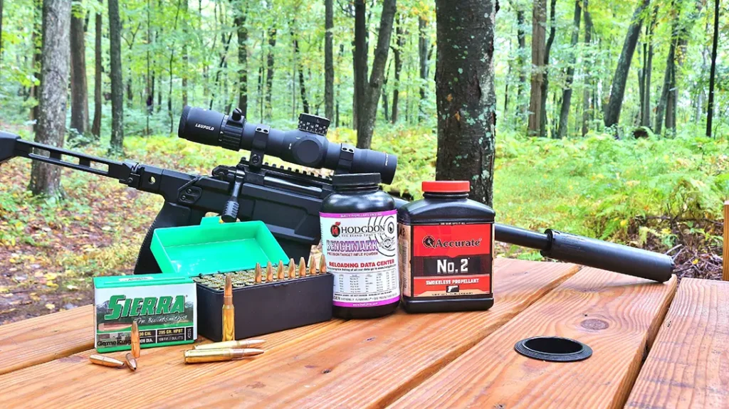 The author tested Sierra GameKing subsonic loads with Accurate and Hodgdon powders.