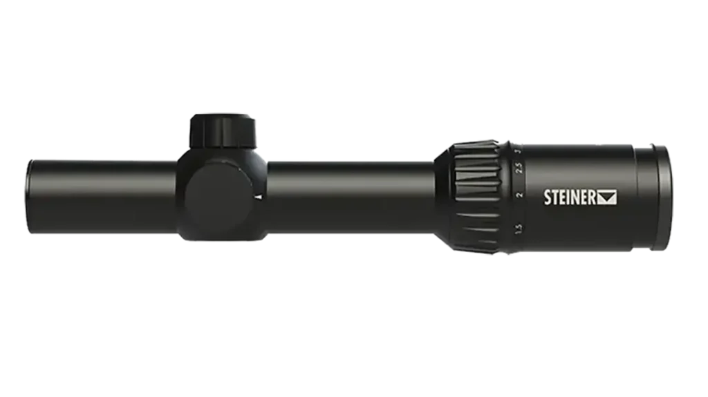 The NTOA recommends the Steiner 1-4 tactical optic. 