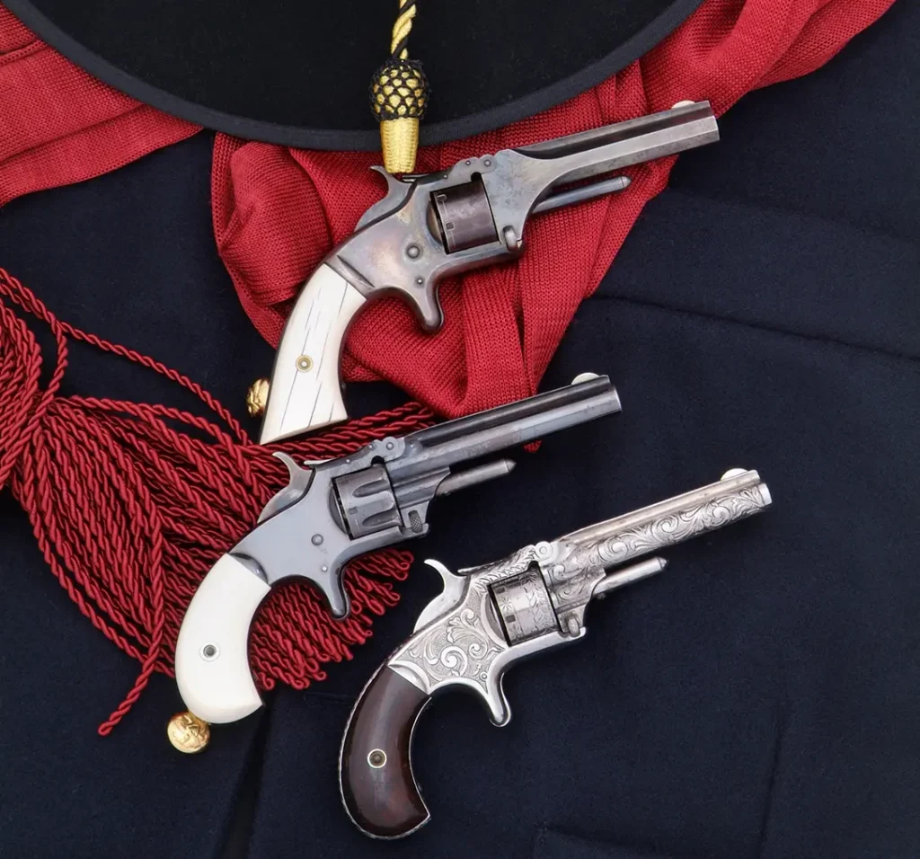 Early Smith & Wesson revolver developments.