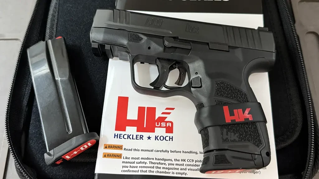 The packaged CC9 pistol.