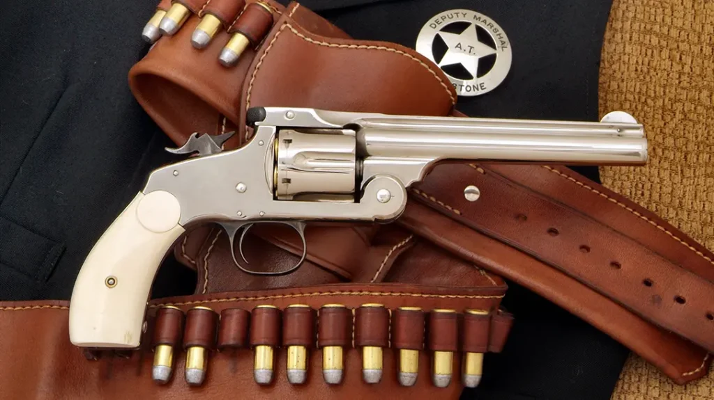 Smith & Wesson 2nd Model American revolver.