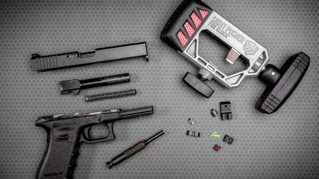 The Real Avid Glock Sight Pusher is easy to use.