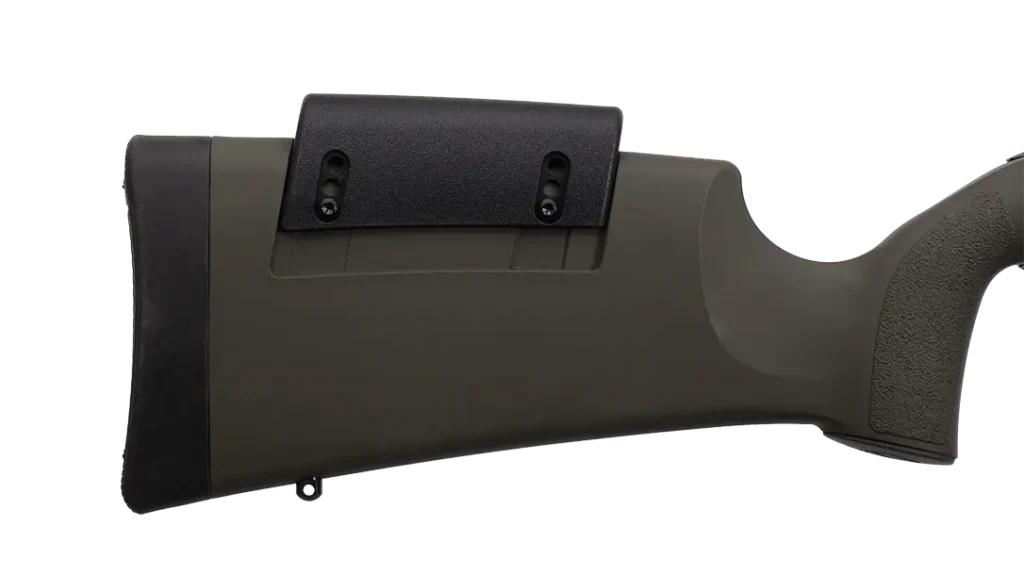 Adjustable stock on the Model 307. 