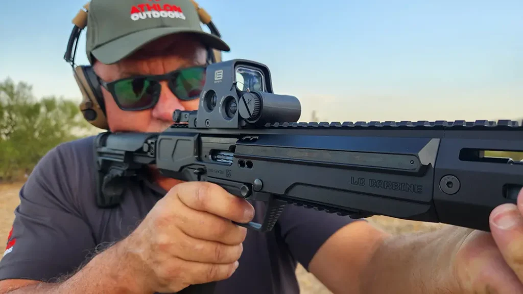 The LC Carbine can be easily disassembled with the provided hex wrench.