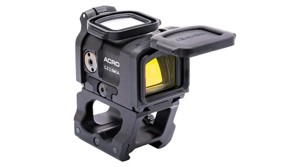 Aimpoint ACRO-C2 red dot optic. 