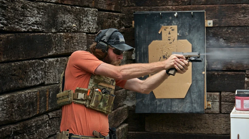 Get a Glock First: When quarters get too tight for a rifle, it is comforting to know that you have a competent handgun that will stay in the fight.