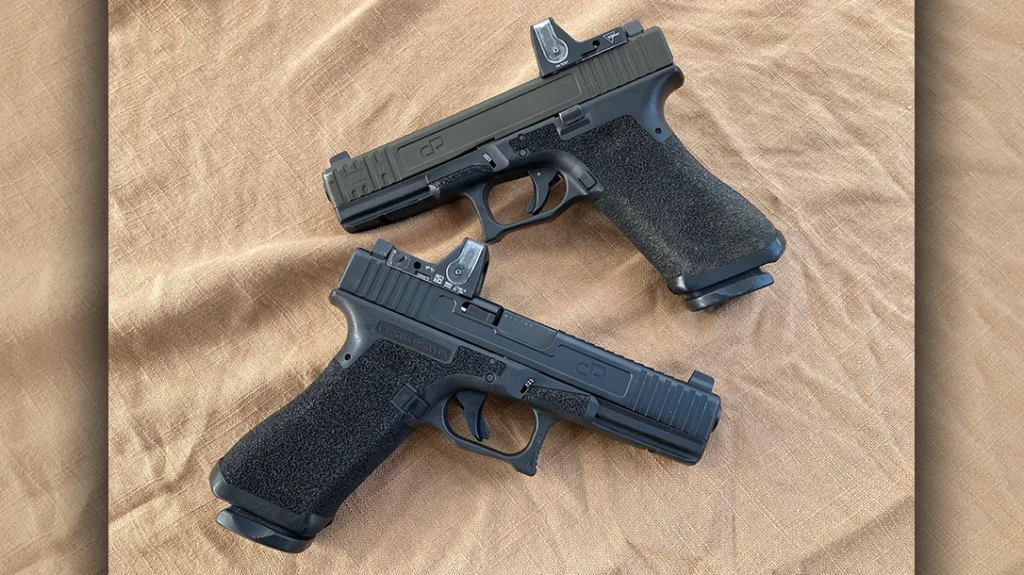 Having your slide upgraded by DP Custom Works LLC and your frame massaged by Aimsurplus, ensures that your Glock will, indeed, finally reach “Glock Perfection.”