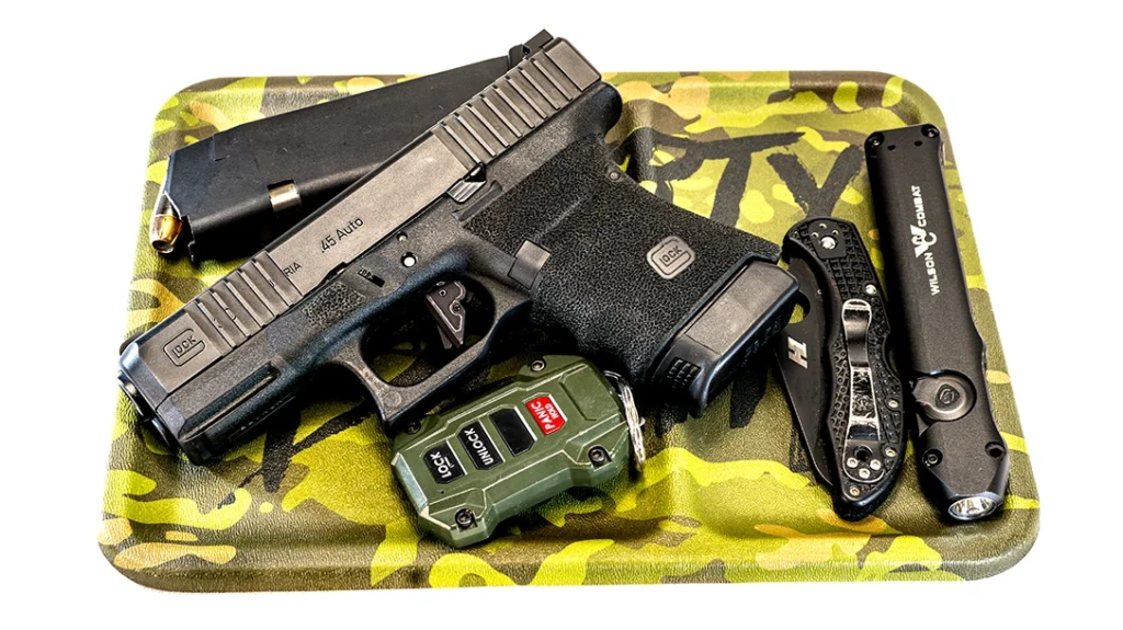 The Glock 30S / 30 FrankenGlock makes itself at home in the author’s EDC.