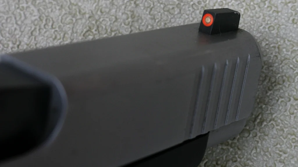 The only alteration the author made to his pistol was to add XS Sights.
