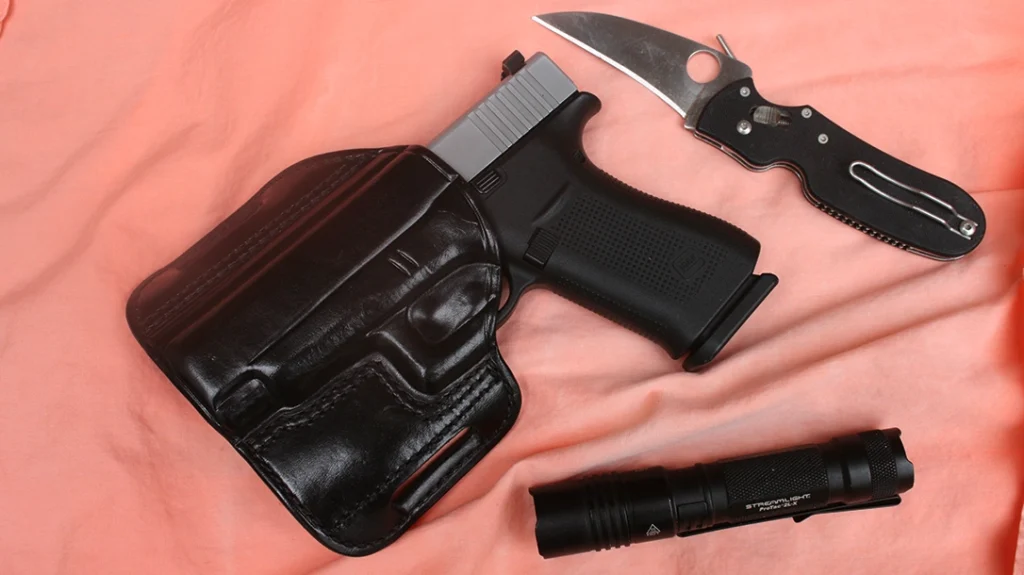 The GLOCK 48 Slimline makes itself at home in the author’s EDC loadout.