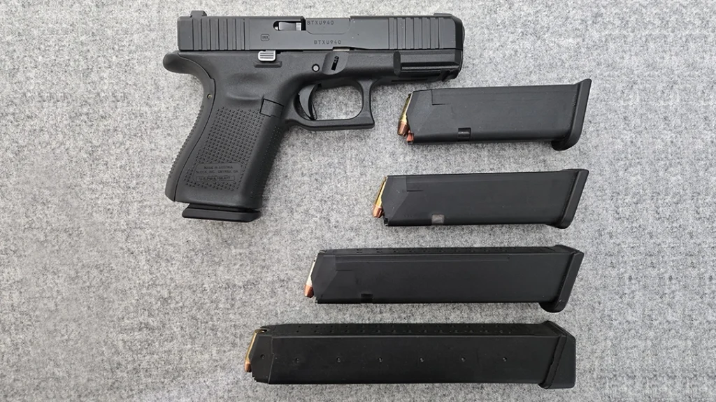 Glock Accessories: Magazine options.