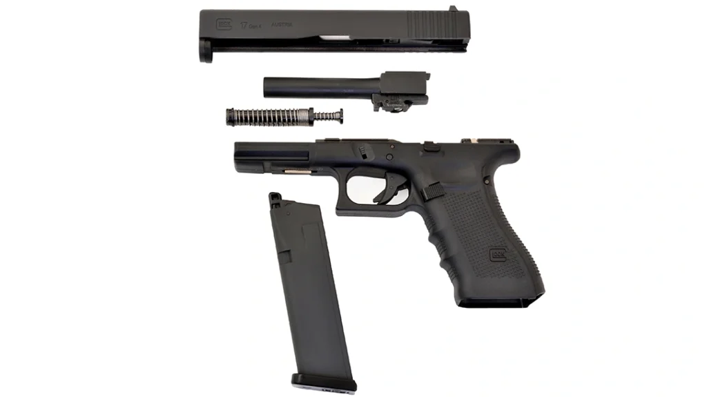 The G17 Gen4 adds a full field stripping component.