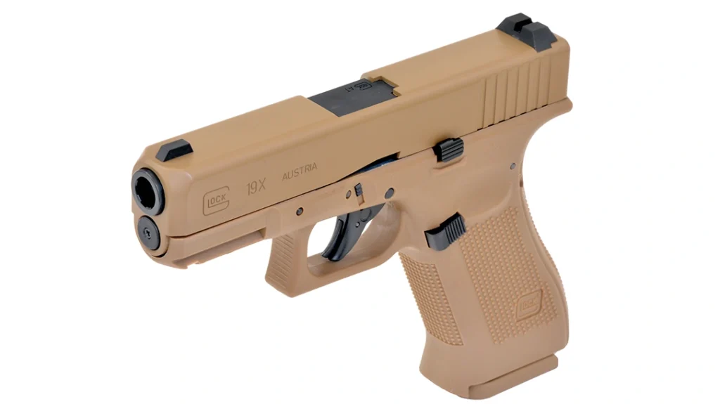 Umarex and Glock set out to make a variety of CO2 trainers based on the 9mm centerfire guns and that includes the G19X.