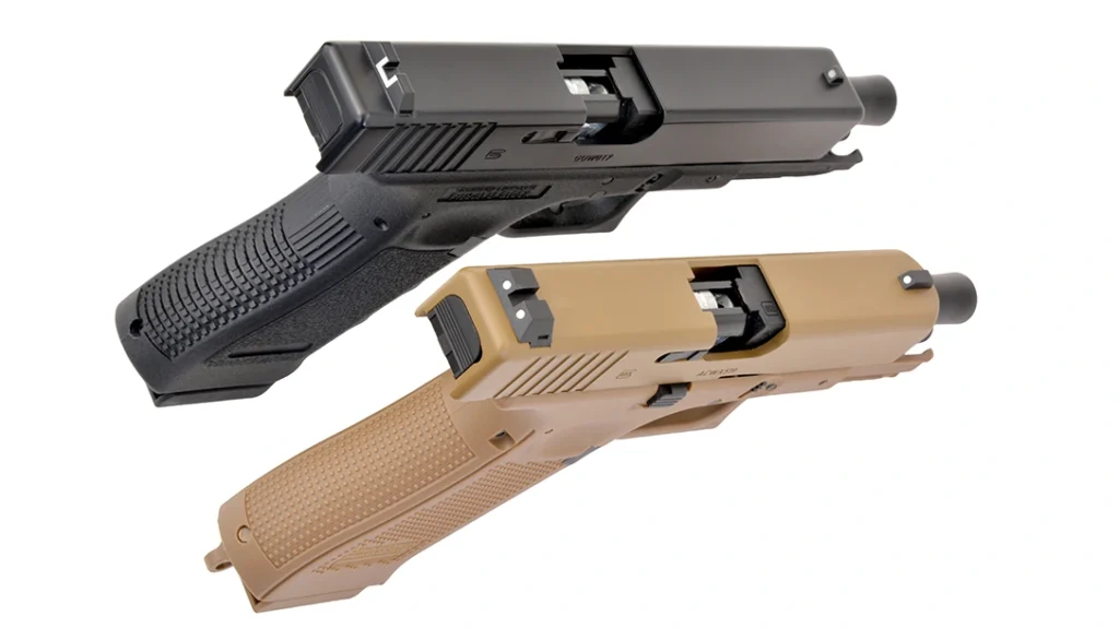 The G19X is using the Third Gen’s short, short-recoil blowback action.