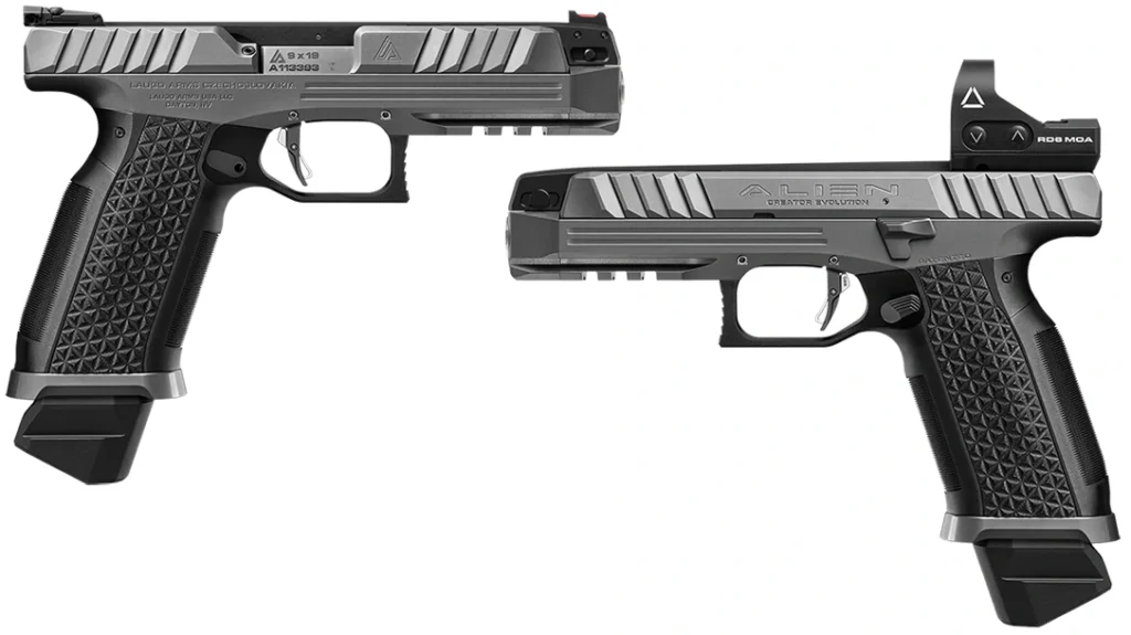 The Laugo Arms Alien Creator Evolution.