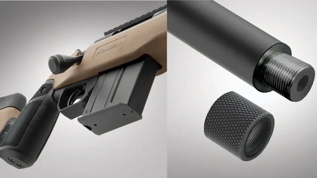 The rifle is well built.