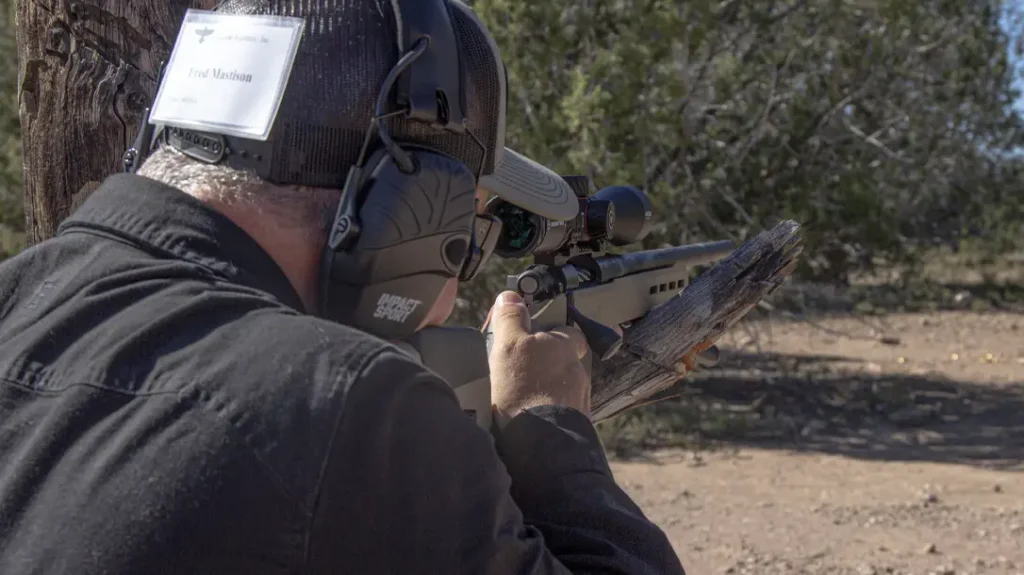 The Mossberg Tactical LR is precise.