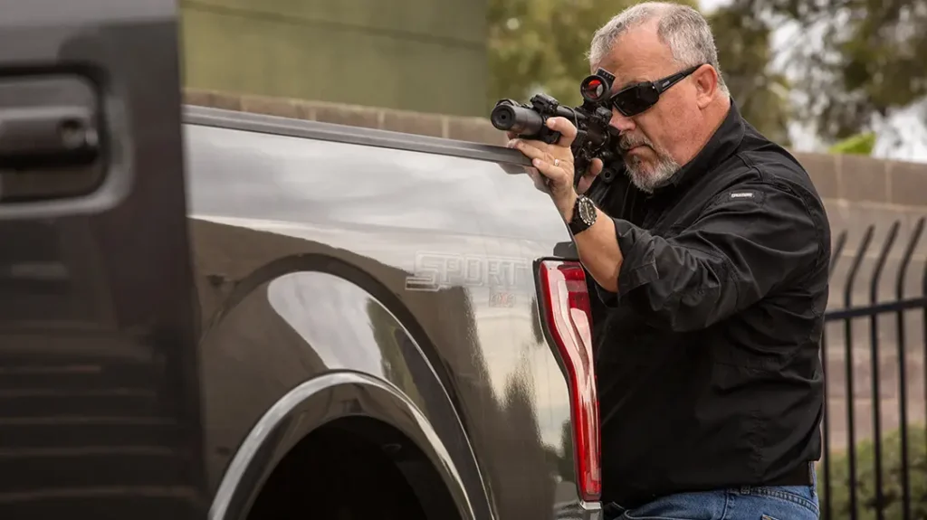 Red Dots give us a better view downrange.