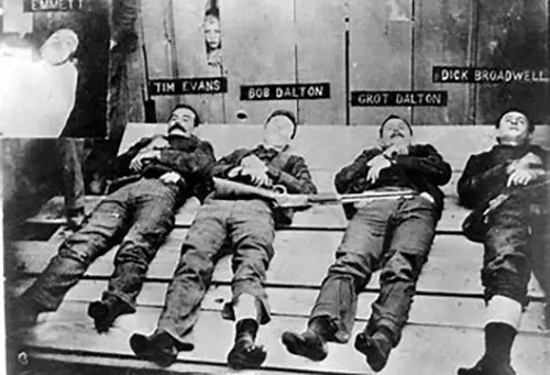 The Dalton Gang fell to frontier justice 