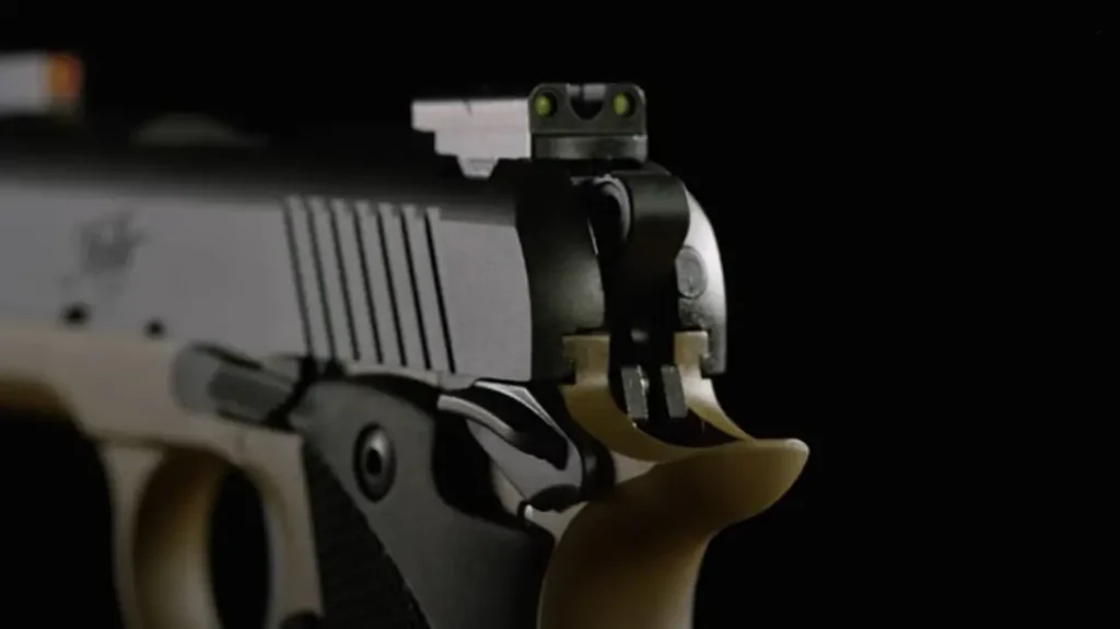 The Micro 9 Desert Night comes standard with TRUGLO TFX Pro Day/Night Sights.