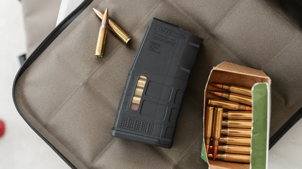 The PMAG 20 LR/SR GEN M3 Window is for .308 WIN