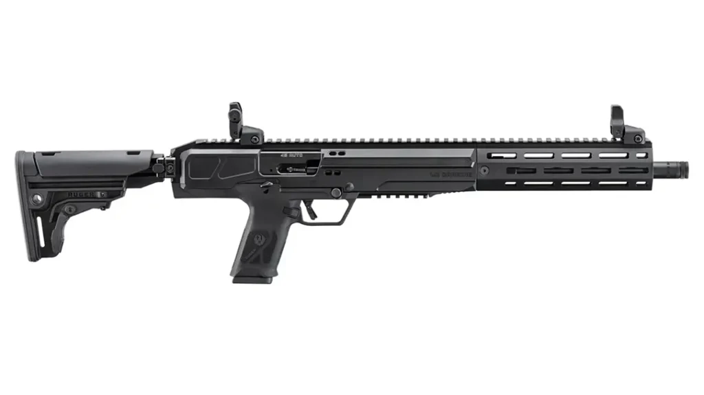 Ruger LC Carbine pistol-caliber carbine in 9mm. 