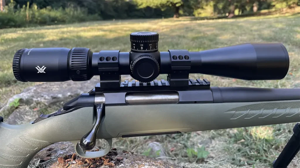 Optics setup on rifle build
