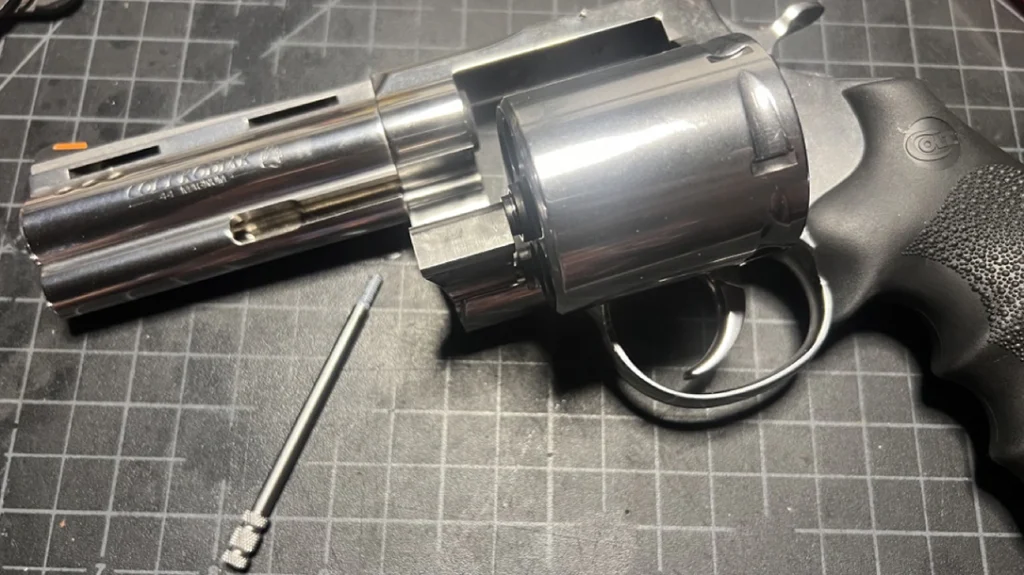 The unfluted cylinder on the Colt Kodiak is more than just an aesthetic choice.