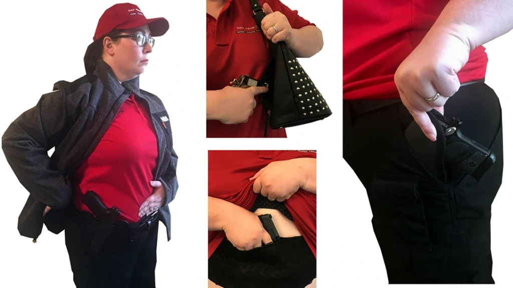 When using a jacket for concealed carry, balance concealment with access.