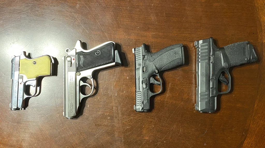 Try to pick pistols with less potential for snagging on the draw.