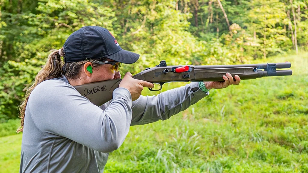 When I got home, I wanted to train even more with my shotgun and test other types of ammo.