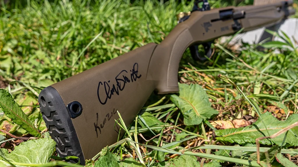 Thank you, Clint Smith, for signing our Thunder Ranch 940 Pro Tactical shotguns.