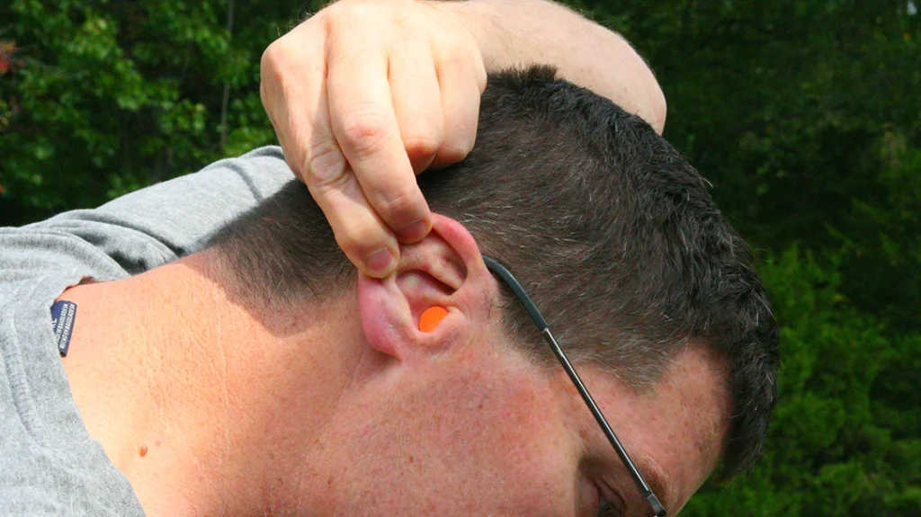 Foam earplugs are a popular option.