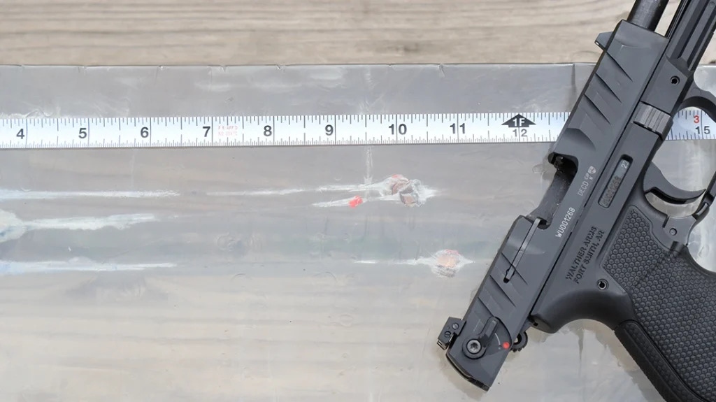 Ballistic gel tests conducted with a colleague who also has a Walther PD380 revealed consistent 10 to 11-inch penetration with the 90-grain Hornady Critical Defense FTX.