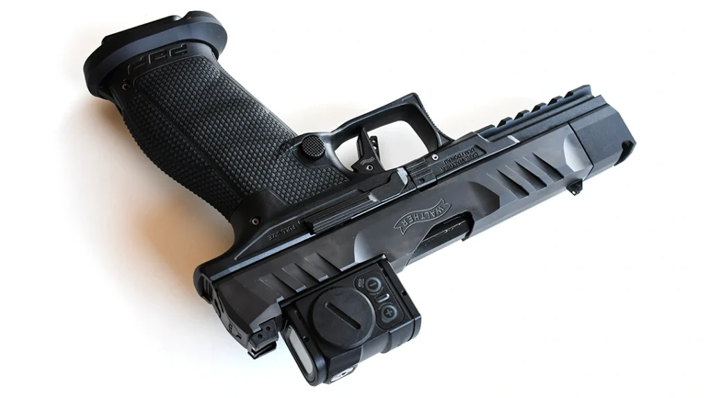 The Walther PDP Pro-X grip includes all the hallmarks of a modern ergonomic grip.