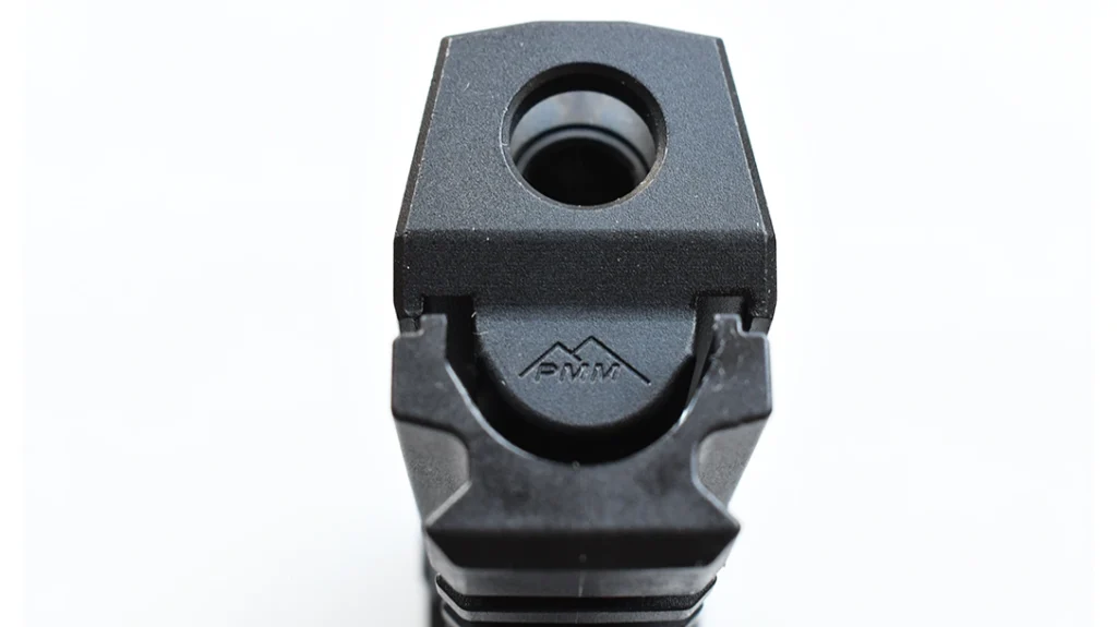 When the compensator is paired with a pistol like the Walther PDP Pro-X and its easy-shooting Dynamic Performance Trigger and optics-ready slide, sparks will fly.