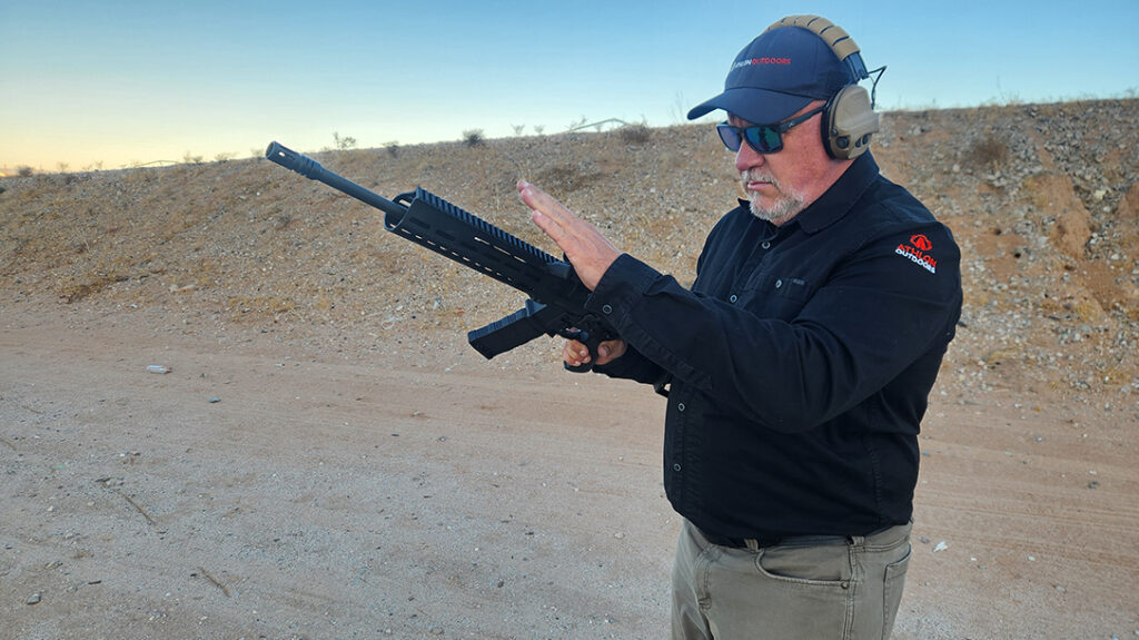 You can use the MP5 "slap".