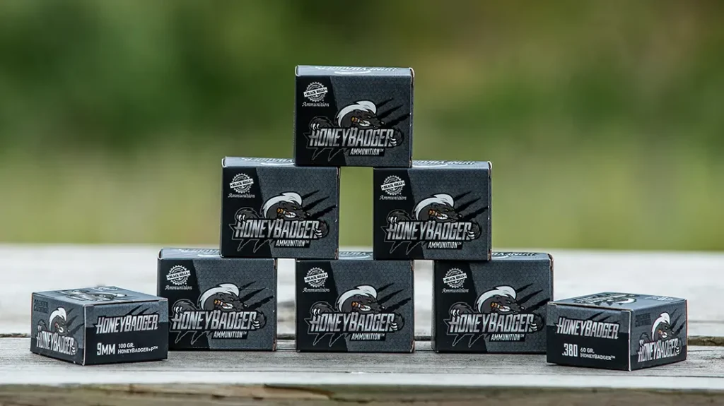 Black Hills Honey Badger ammo.