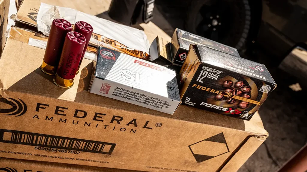 Federal ammo used for testing. 