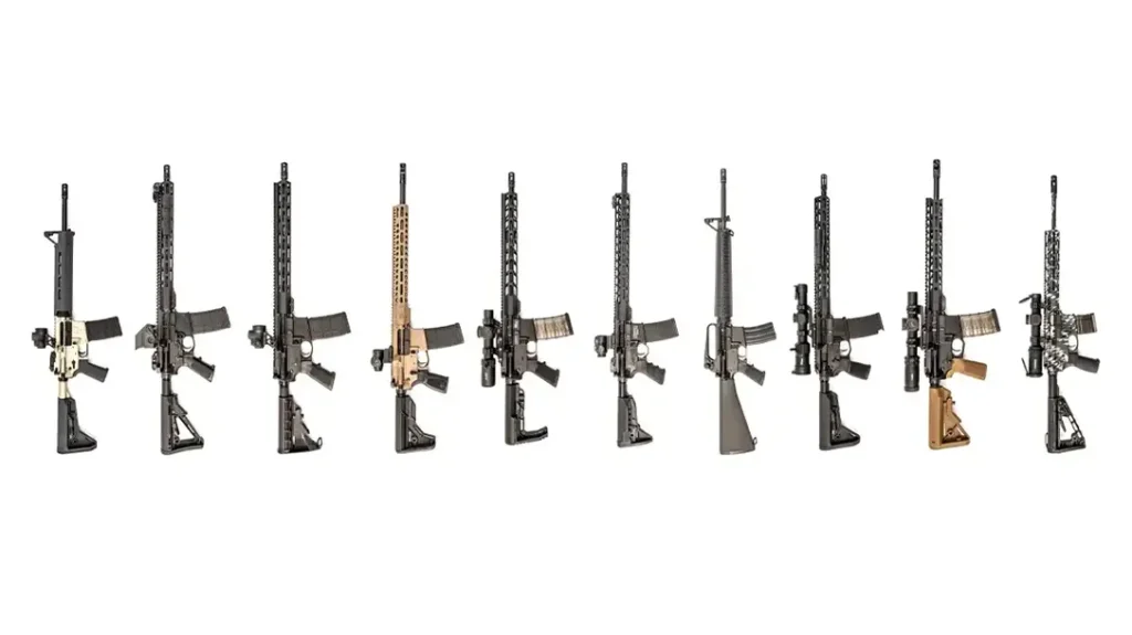 Rifles tested in Ballistic's Best AR-15 2024. 