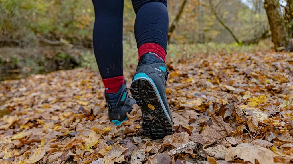 Walking in Meindl boots