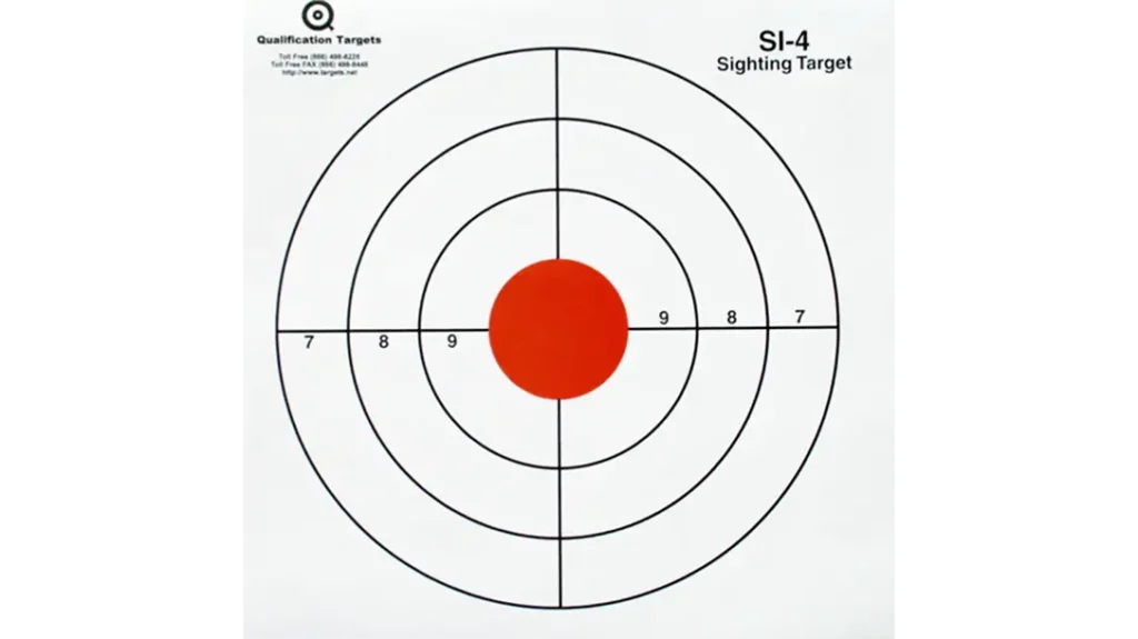 Simple paper target